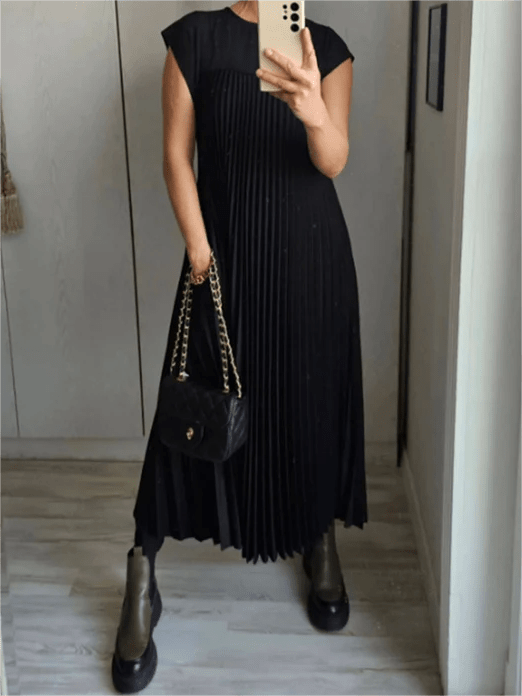 Sandra | Zložena Elegantna Obleka