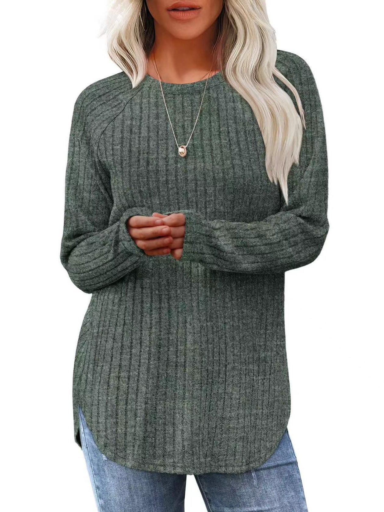 Ženski sproščen pulover