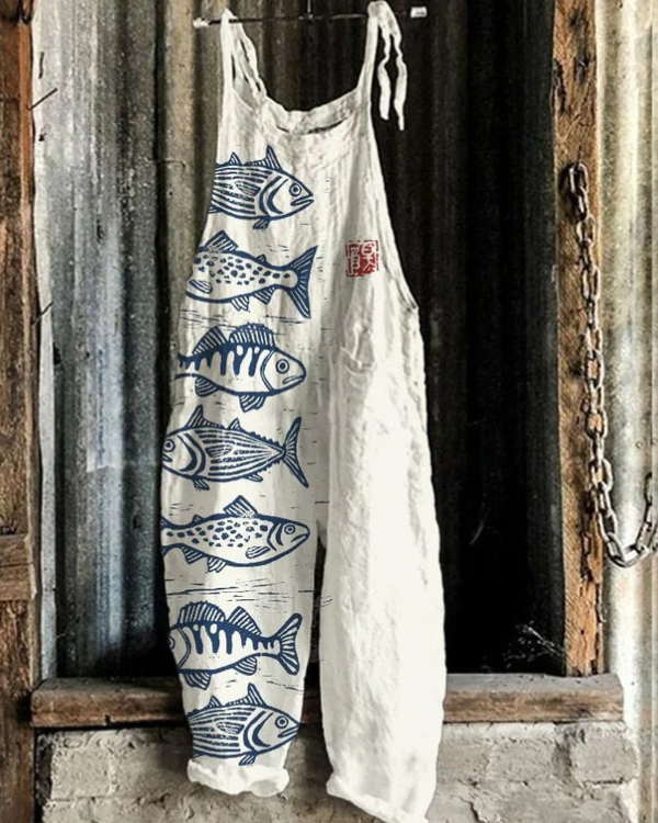 Samantha - Cvečni Jumpsuit Vintage