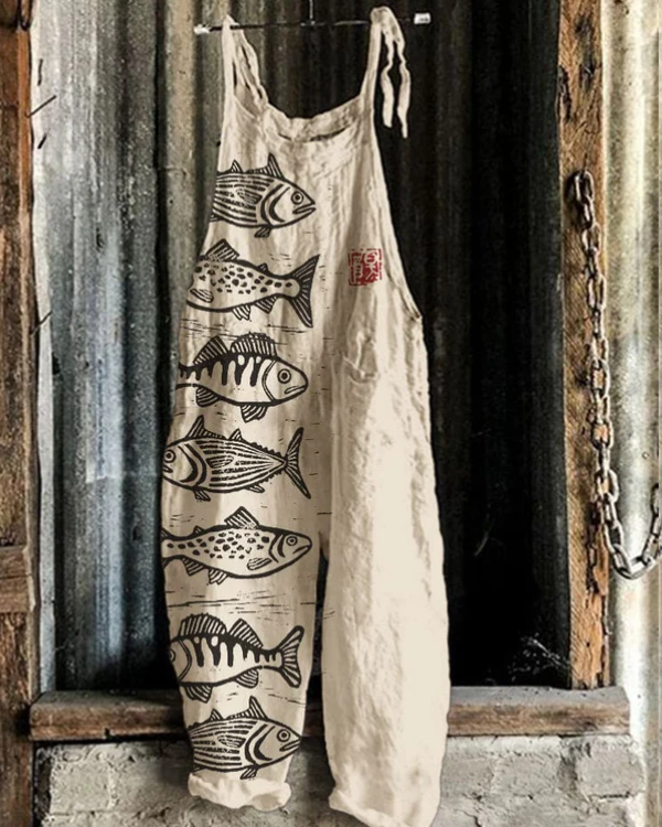 Samantha - Cvečni Jumpsuit Vintage