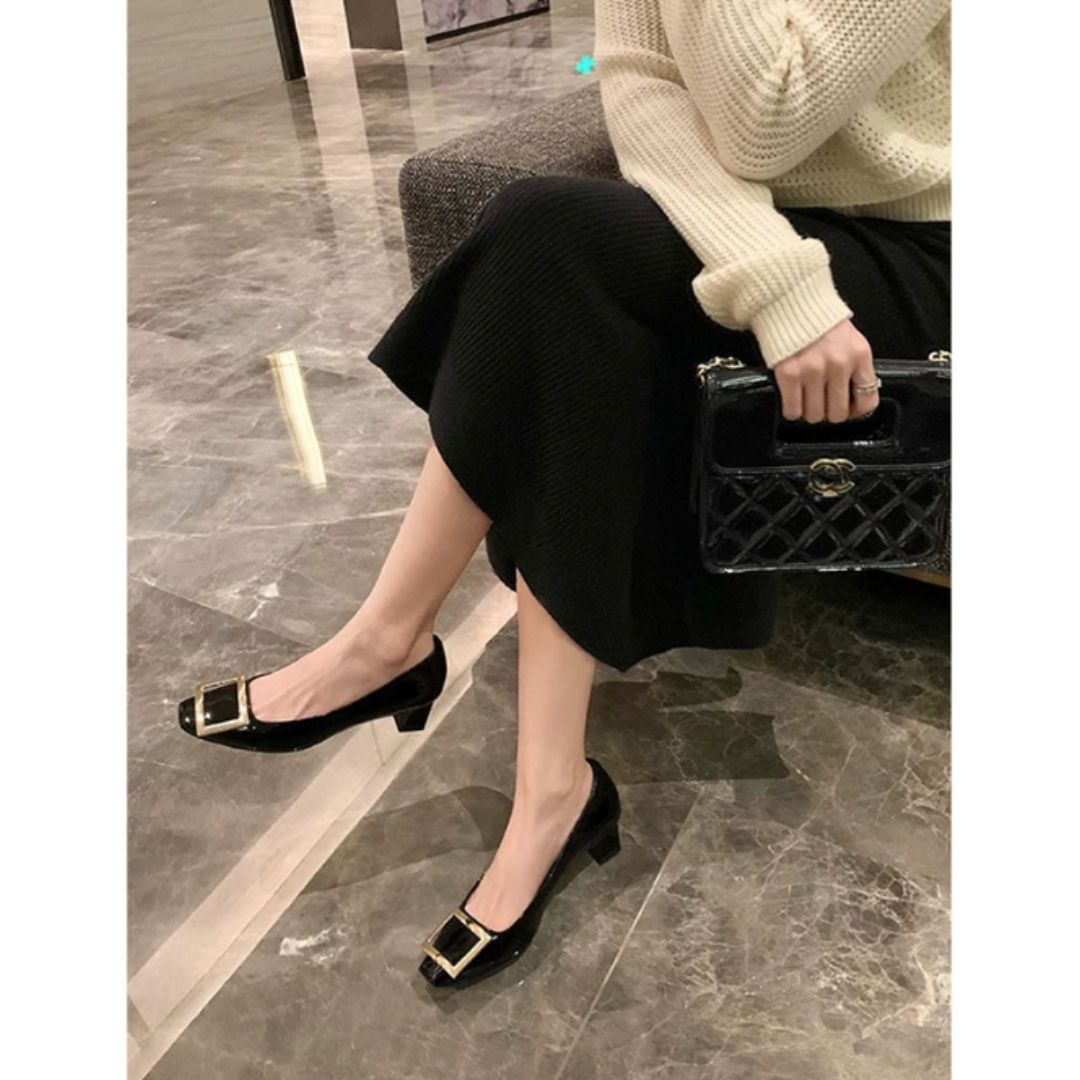 Narella™ | Elegantni sandali s srednje visokim peto in kvadratnim nosom
